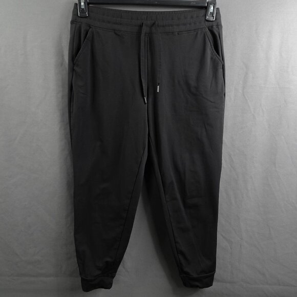32 Degrees Heat Womens Jogger Pants Medium Black Lounge Fleece Lined Athleisure - Picture 1 of 13